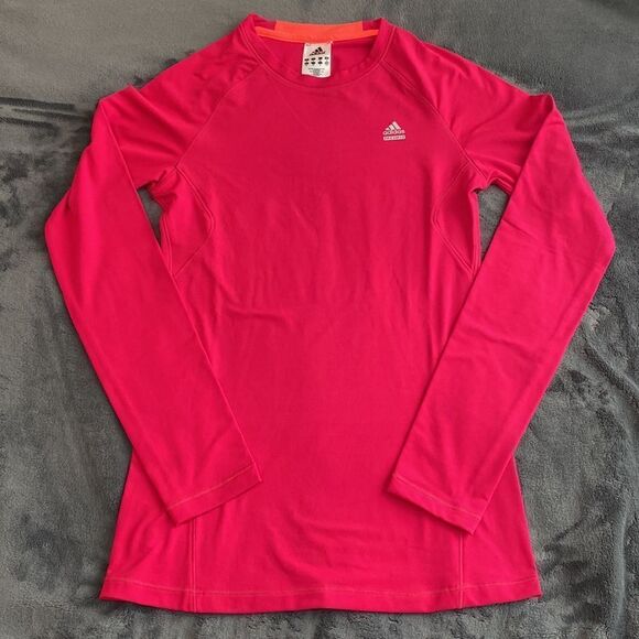 Adidas Active Wear Tech Fit Long Sleeve Tee Size Small - Picture 1 of 11